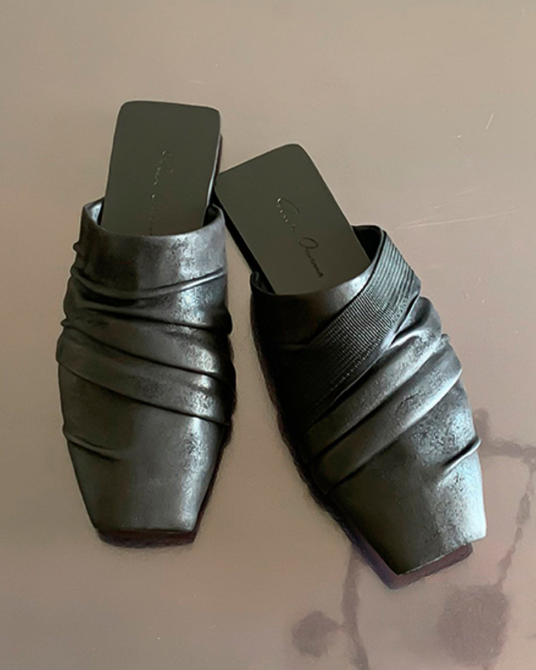 ♥OVERLAPPING LEATHER SANDALS