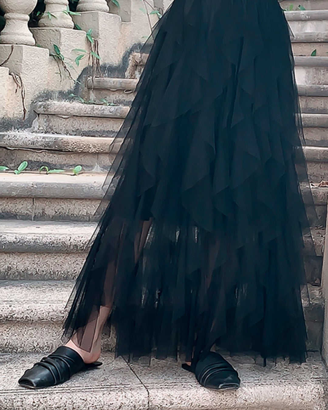 ♥OVERLAPPING LEATHER SANDALS