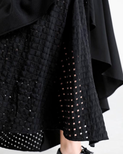 ♥MESH LAYERED SKIRT