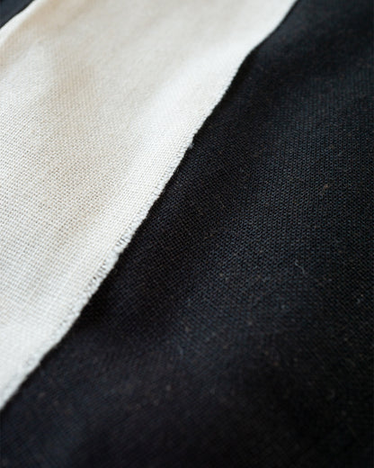 ♥RAW EDGE STRIP SKIRT