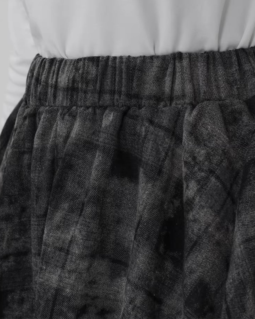 ♥IRREGULAR HEM LAYERED GRUNGE SKIRT