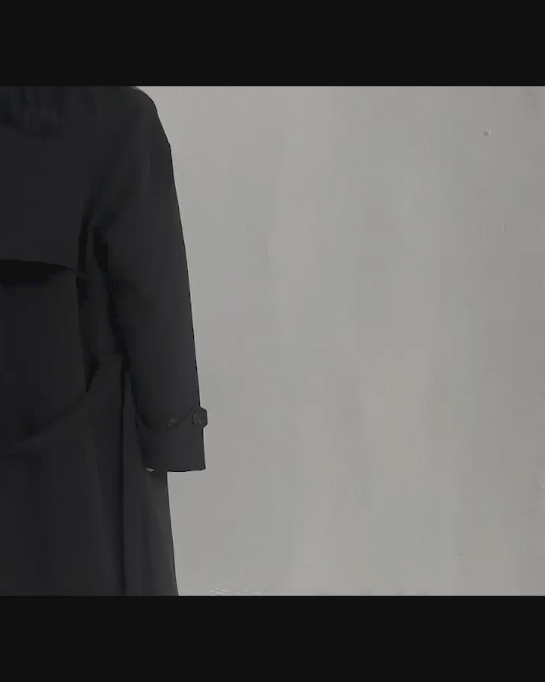 ♤♥DOUBLE PATCH TRENCH COAT – Black Gravity