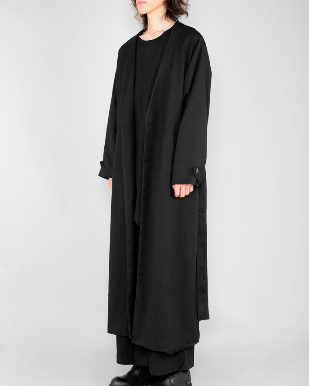 ♠♥V-NECK LONG COAT