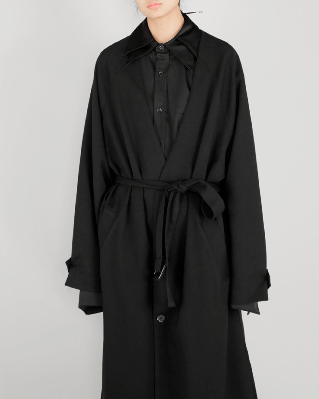 ♠♥V-NECK LONG COAT