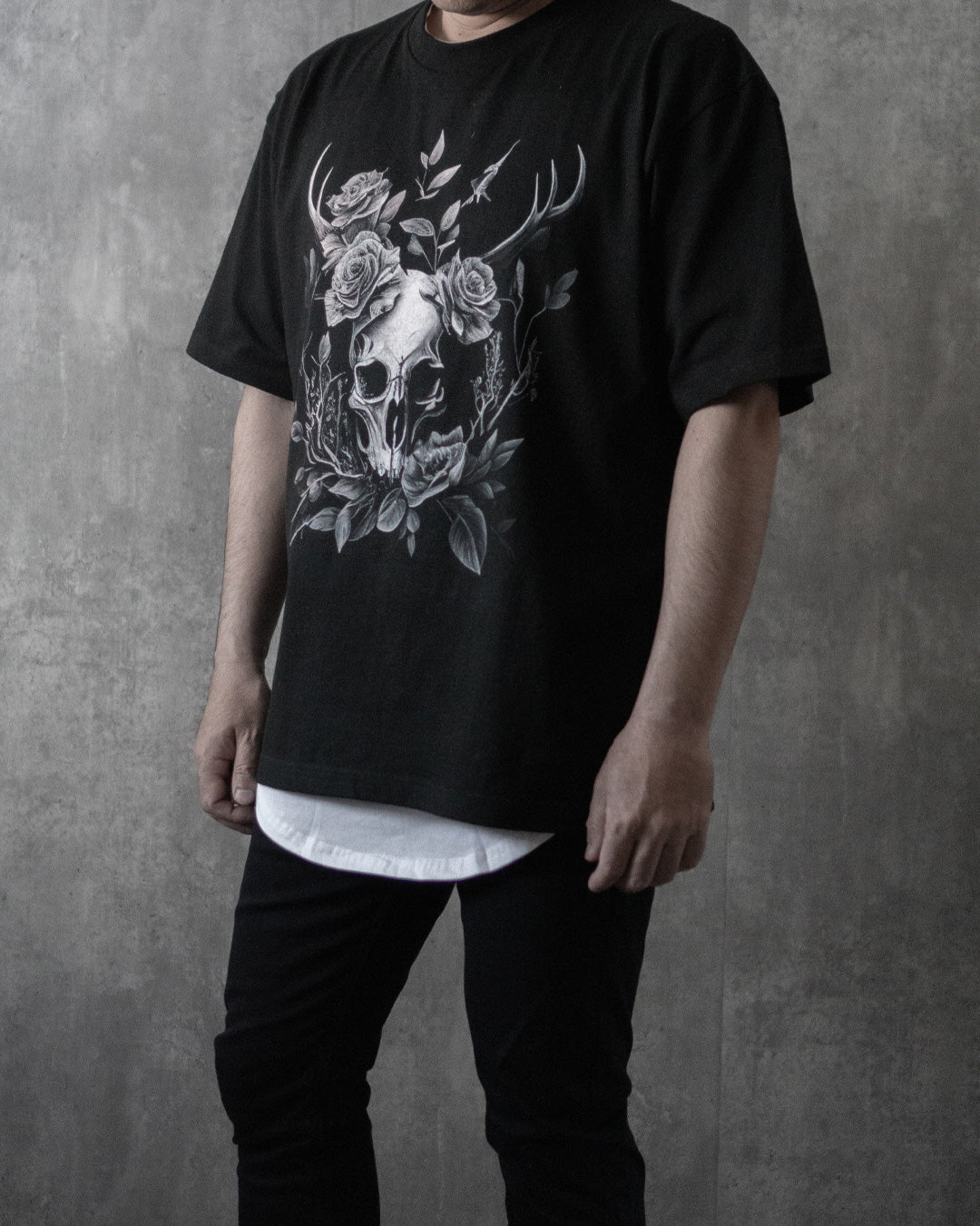 ♠♥SKULL & CROSSBONES BIG T-SHIRT
