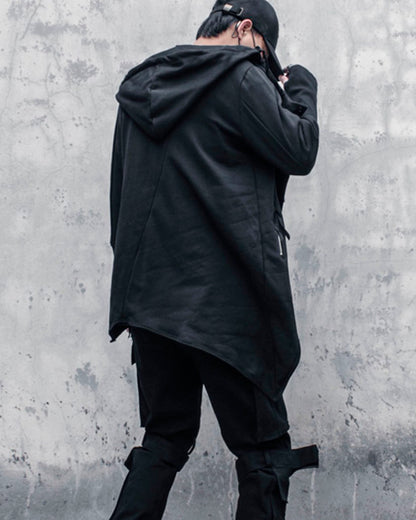 ♠ASYMMETRY ZIP HOODY