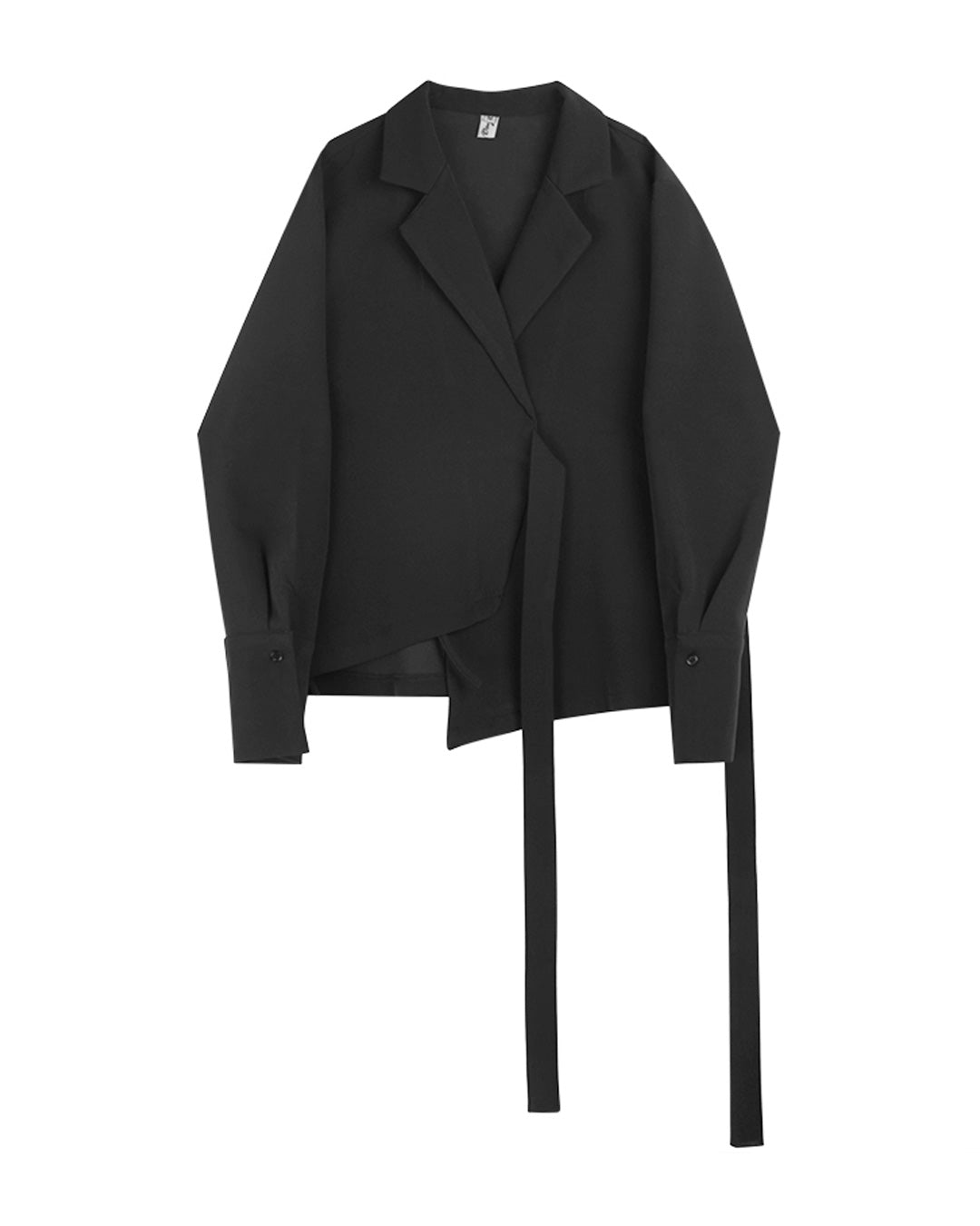 ♠STRING TIE JACKET Black Gravity