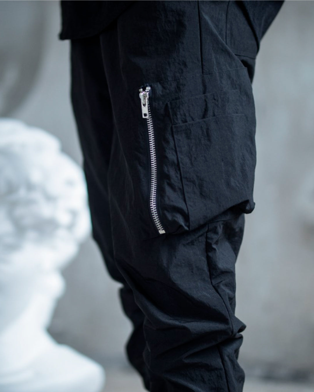 ♠ZIP CARGO HAREM PANTS
