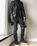 ♠CORDED WAX SLIM JEANS