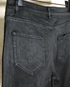 ♠CORDED WAX SLIM JEANS