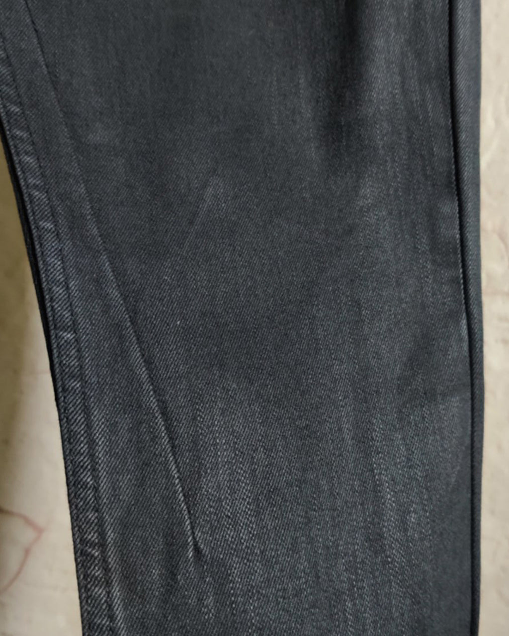 ♠CORDED WAX SLIM JEANS