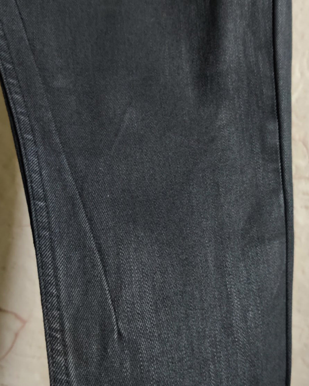 ♠CORDED WAX SLIM JEANS