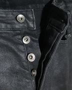 ♠CORDED WAX SLIM JEANS