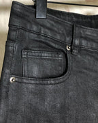 ♠CORDED WAX SLIM JEANS