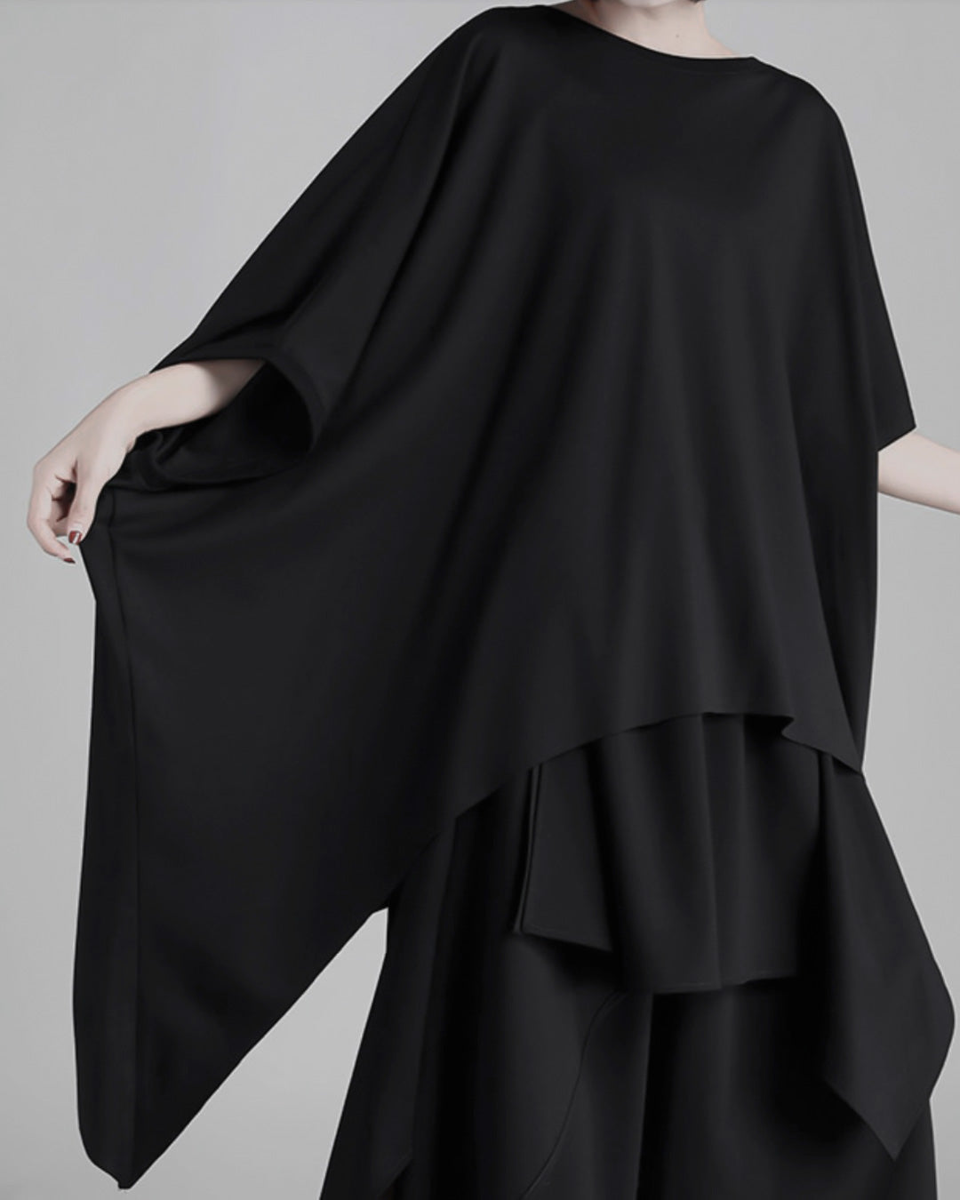 ♠♥ASYMMETRY JUMBO CUT AND SEWN