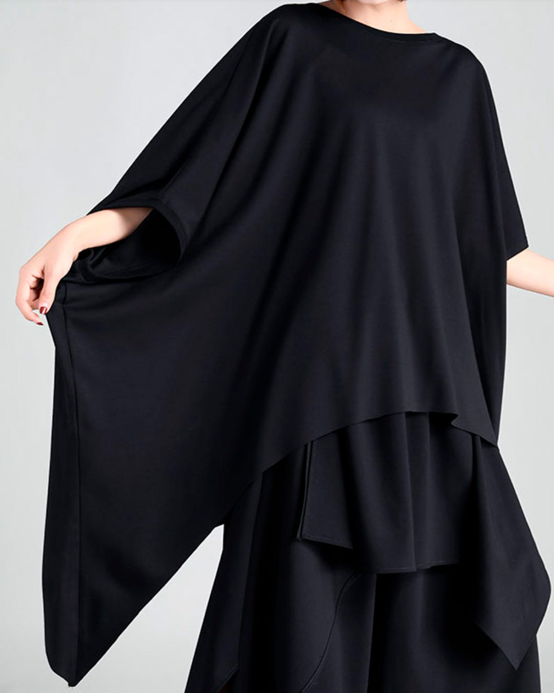 ♠♥ASYMMETRY JUMBO CUT AND SEWN