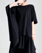 ♠♥ASYMMETRY JUMBO CUT AND SEWN