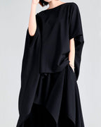 ♠♥ASYMMETRY JUMBO CUT AND SEWN