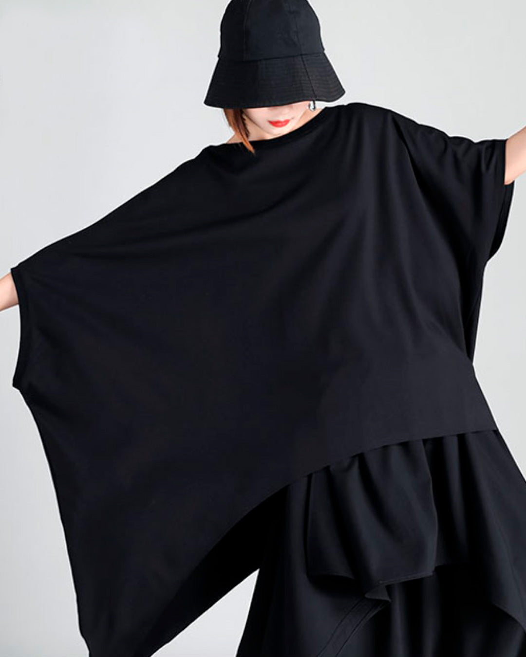 ♠♥ASYMMETRY JUMBO CUT AND SEWN