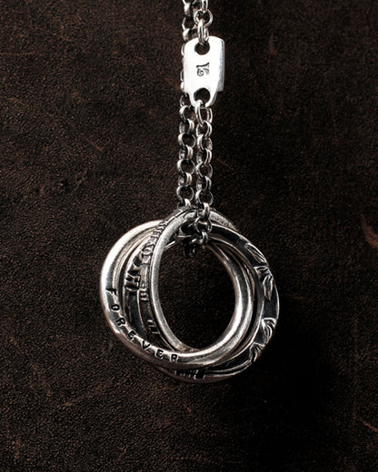 ♠♥SILVER925 TRIPLE RING PENDANT