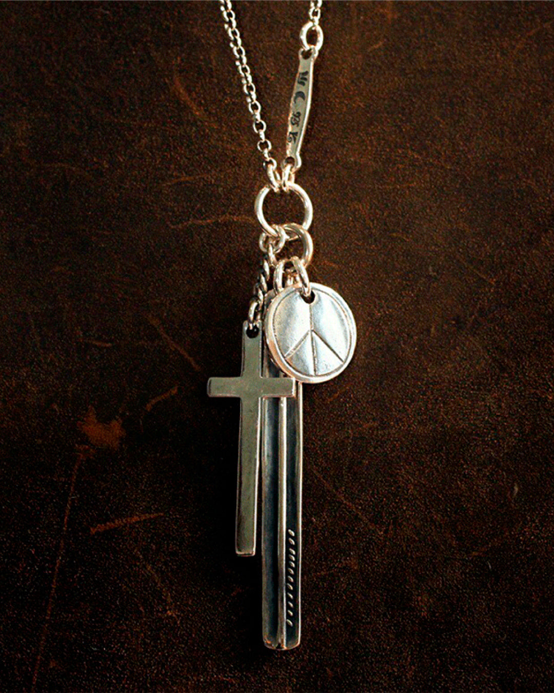 ♠♥SILVER925 PIECE AND CROSS PENDANT