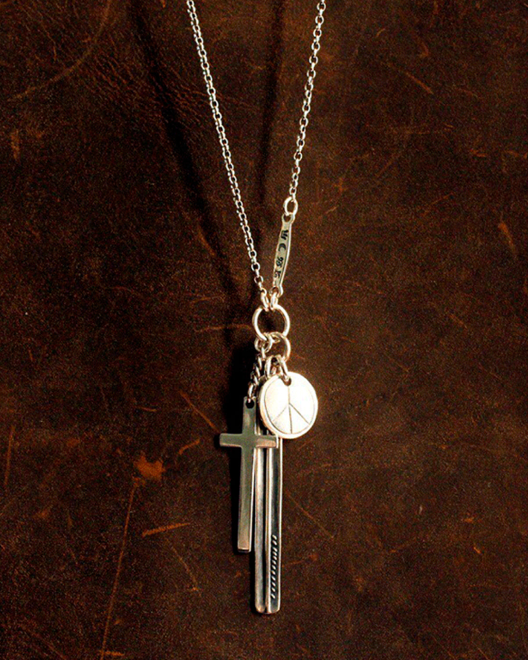 ♠♥SILVER925 PIECE AND CROSS PENDANT