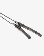 ♠♥TWIN OLD METAL PENDANT