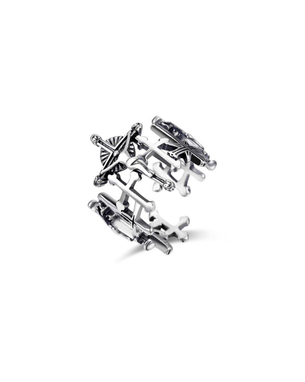 ♠♥GOTHIC CROSS RING