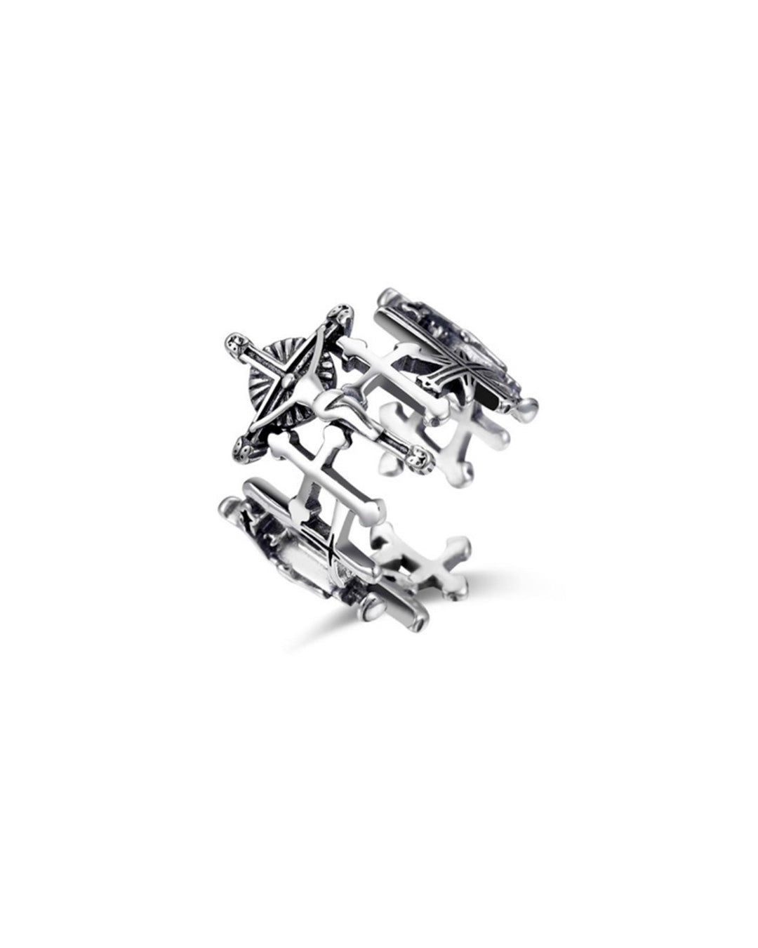 ♠♥GOTHIC CROSS RING