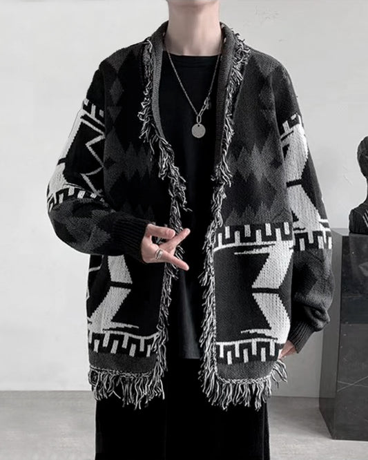 ♠♥NATIVE PATTERN CARDIGAN