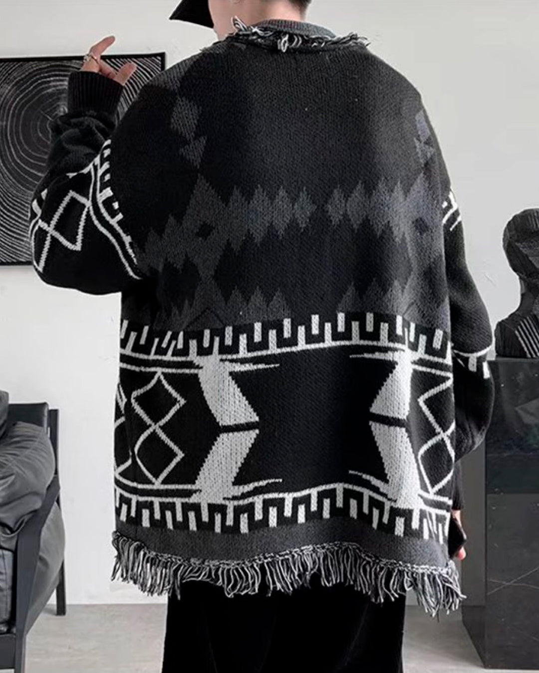 ♠♥NATIVE PATTERN CARDIGAN