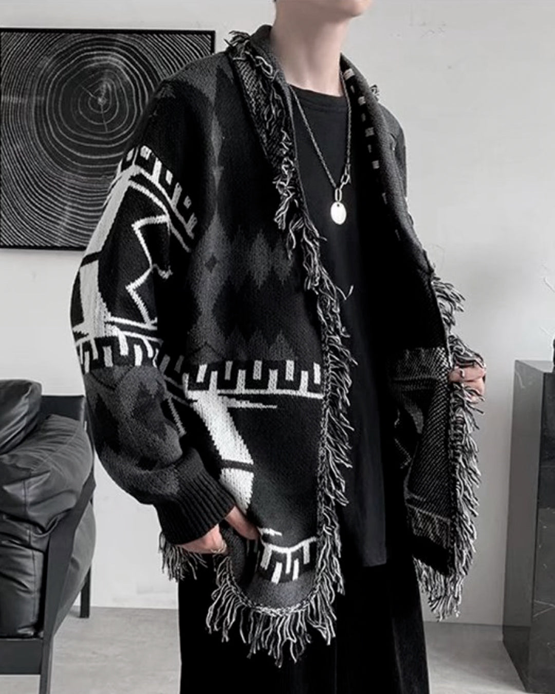 ♠♥NATIVE PATTERN CARDIGAN