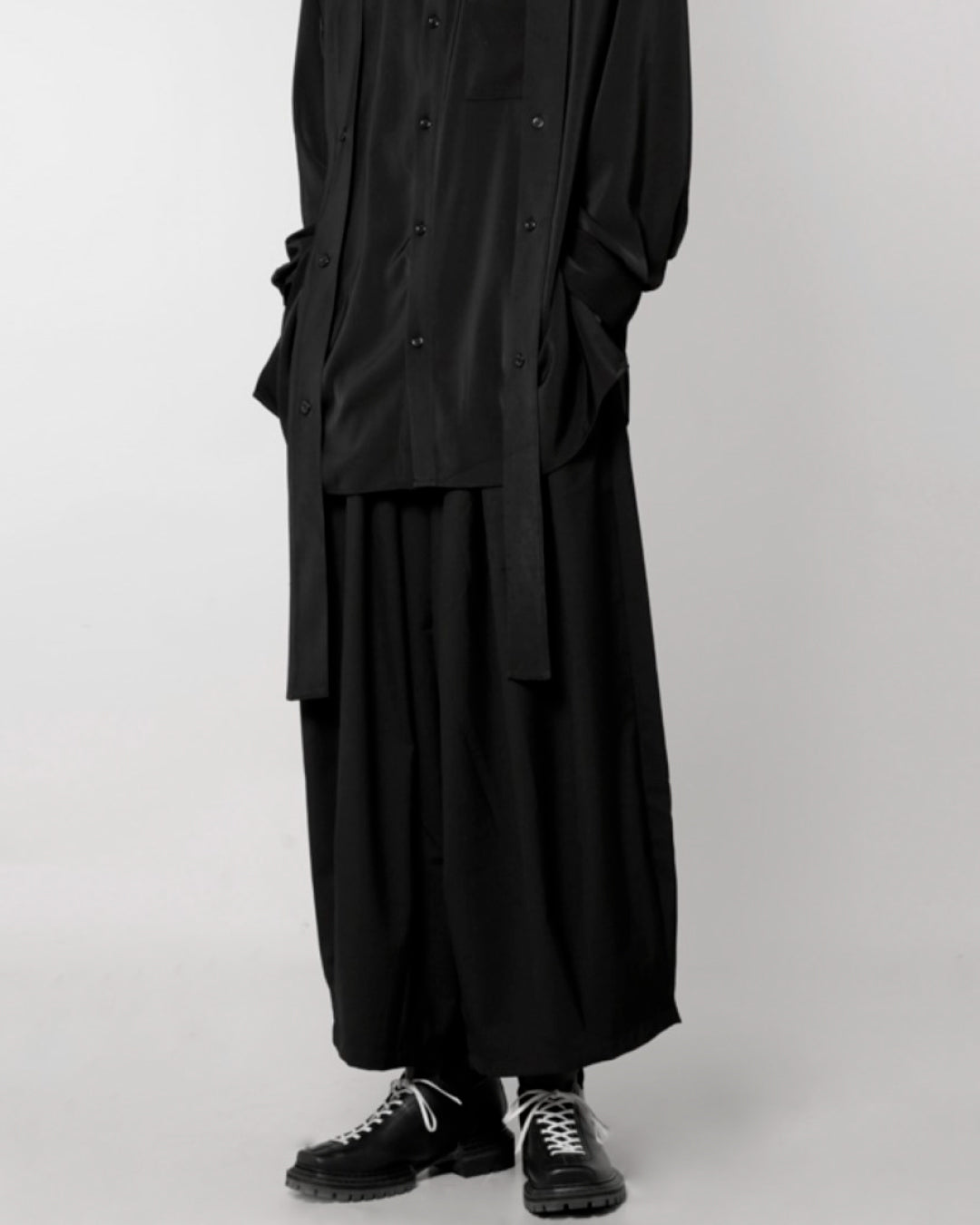 ♠♥TAPERED WIDE PANTS