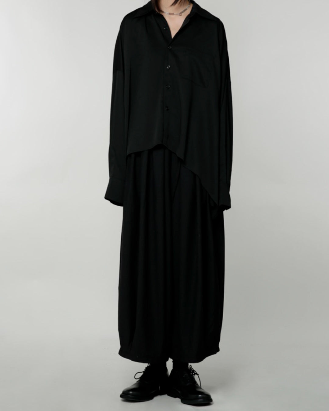 ♠♥TAPERED WIDE PANTS