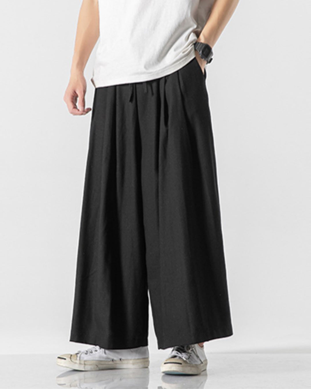 ♠♥COTTON LINEN SUPER WIDE PANTS