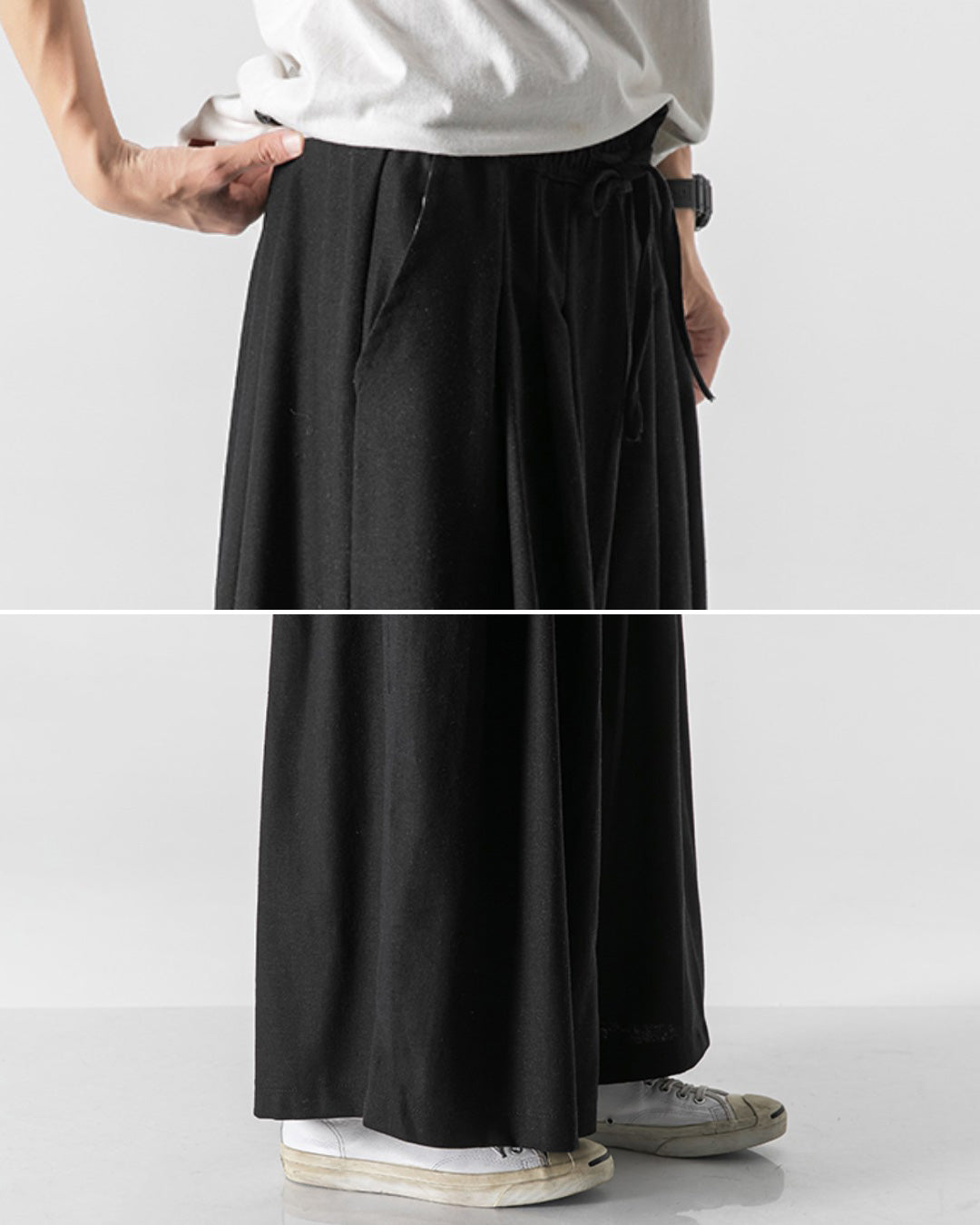 ♠♥COTTON LINEN SUPER WIDE PANTS
