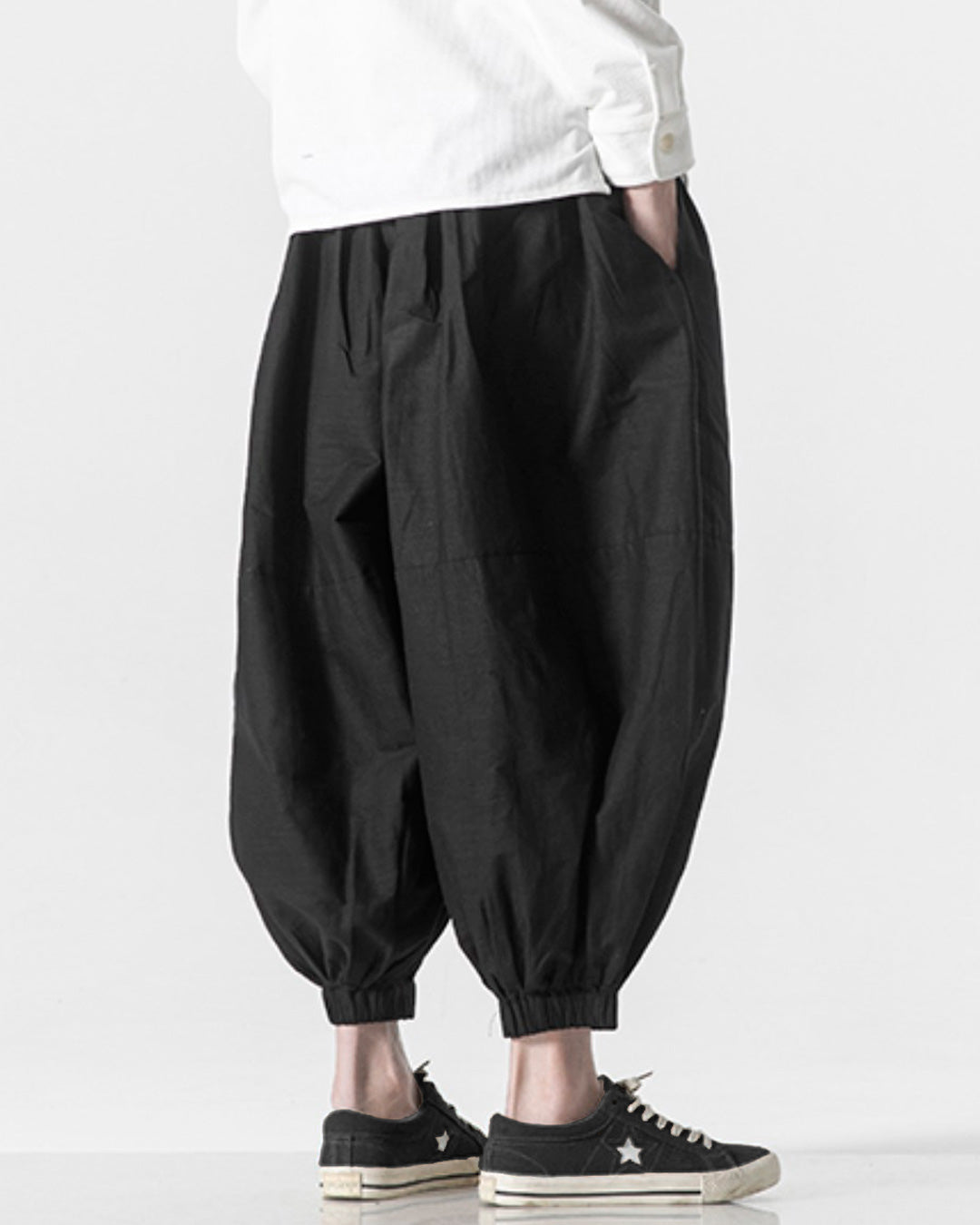 ♠♥COTTON LINEN BALLOON PANTS