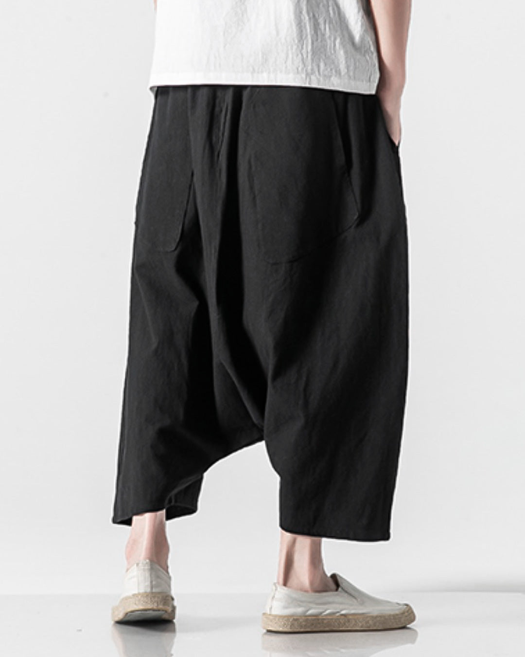 ♠♥COTTON LINEN SAROUEL PANTS