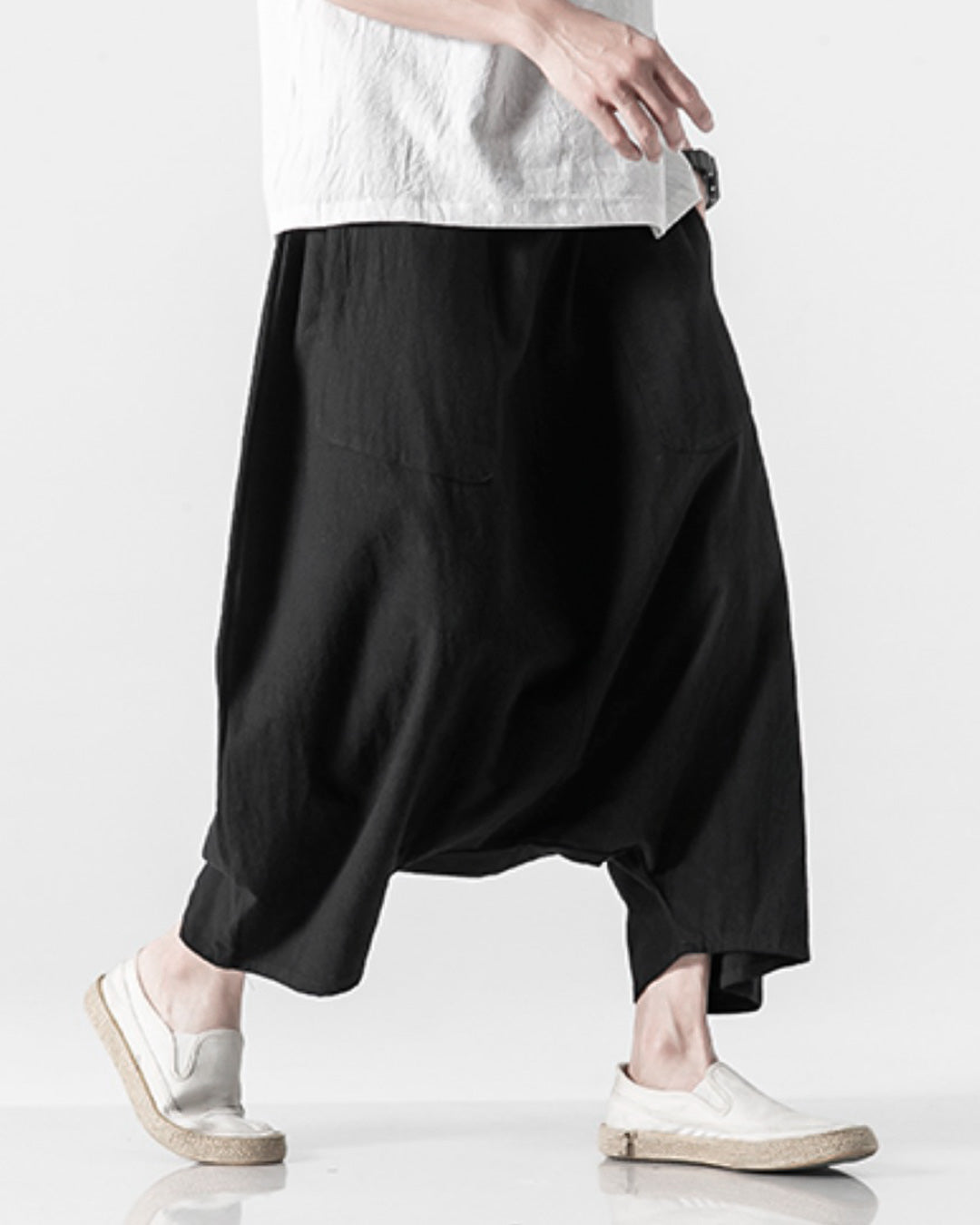 ♠♥COTTON LINEN SAROUEL PANTS