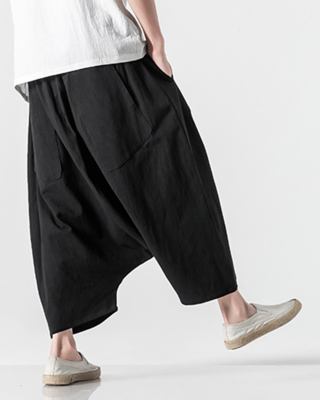 ♠♥COTTON LINEN SAROUEL PANTS