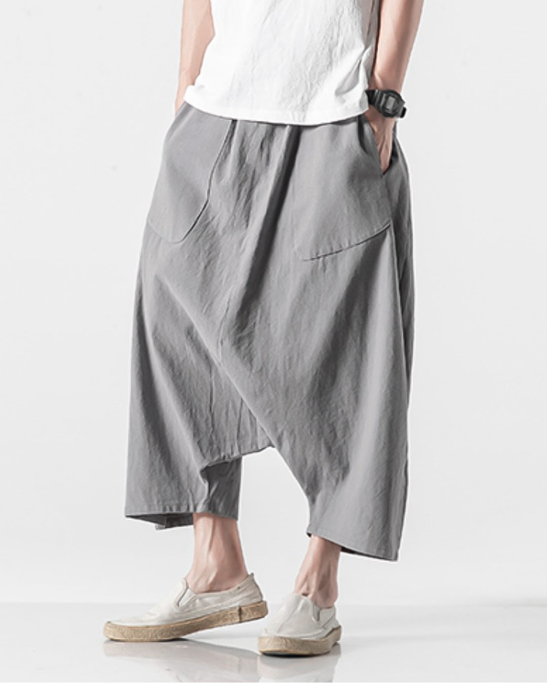♠♥COTTON LINEN SAROUEL PANTS
