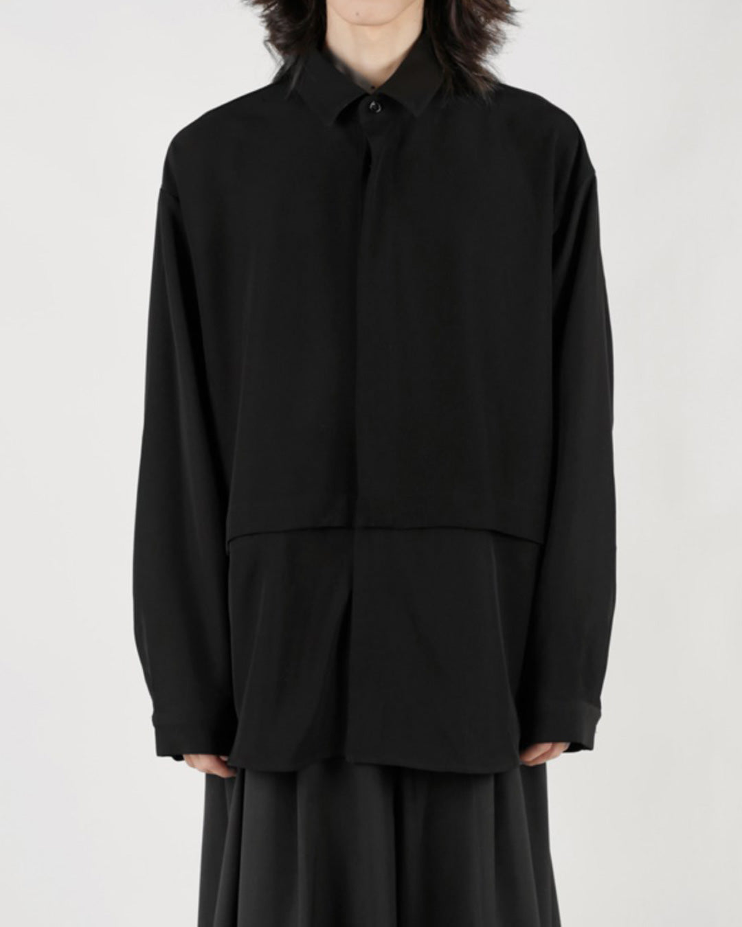 ♠♥LONG & SHORT MULTIWAY SHIRT
