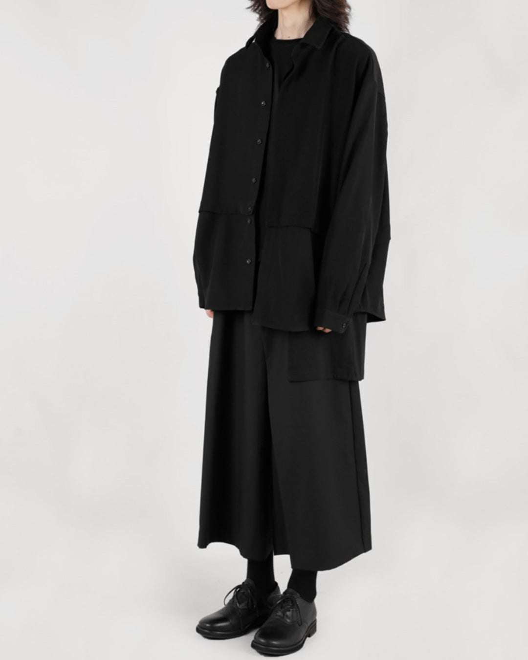 ♠♥LONG & SHORT MULTIWAY SHIRT