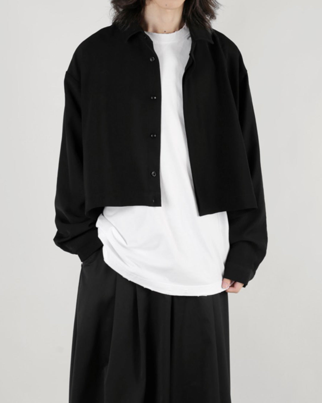 ♠♥LONG & SHORT MULTIWAY SHIRT