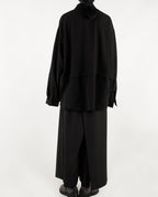 ♠♥LONG & SHORT MULTIWAY SHIRT
