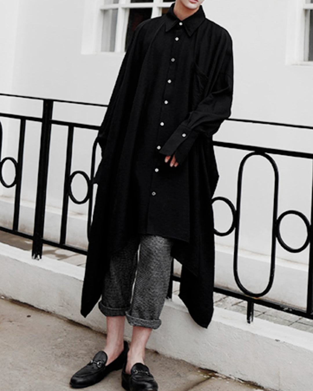 ♠♥SYMMETRY LONG SHIRT