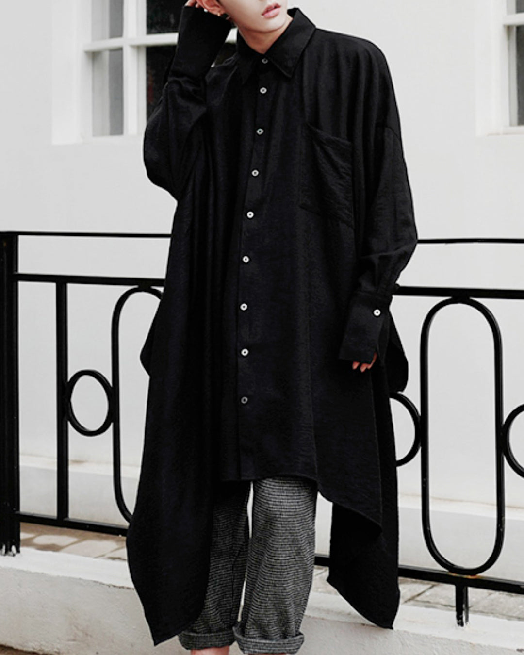 ♠♥SYMMETRY LONG SHIRT