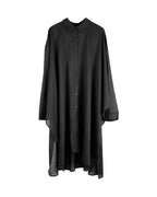 ♠♥COTTON LINEN IRREGULAR HEM SHIRT