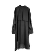 ♠♥COTTON LINEN IRREGULAR HEM SHIRT