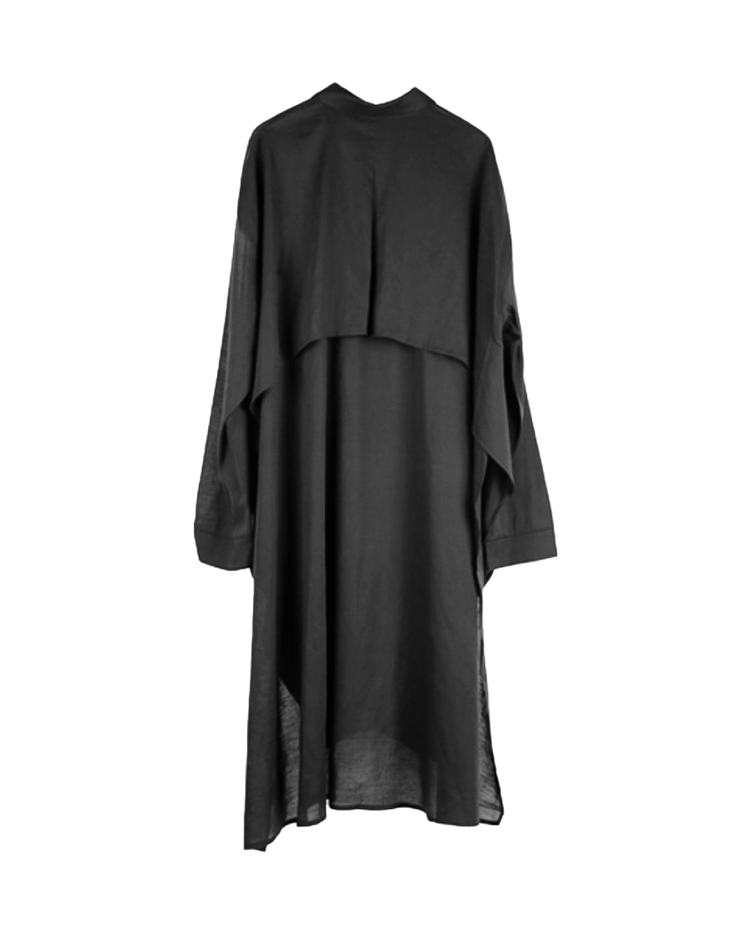 ♠♥COTTON LINEN IRREGULAR HEM SHIRT